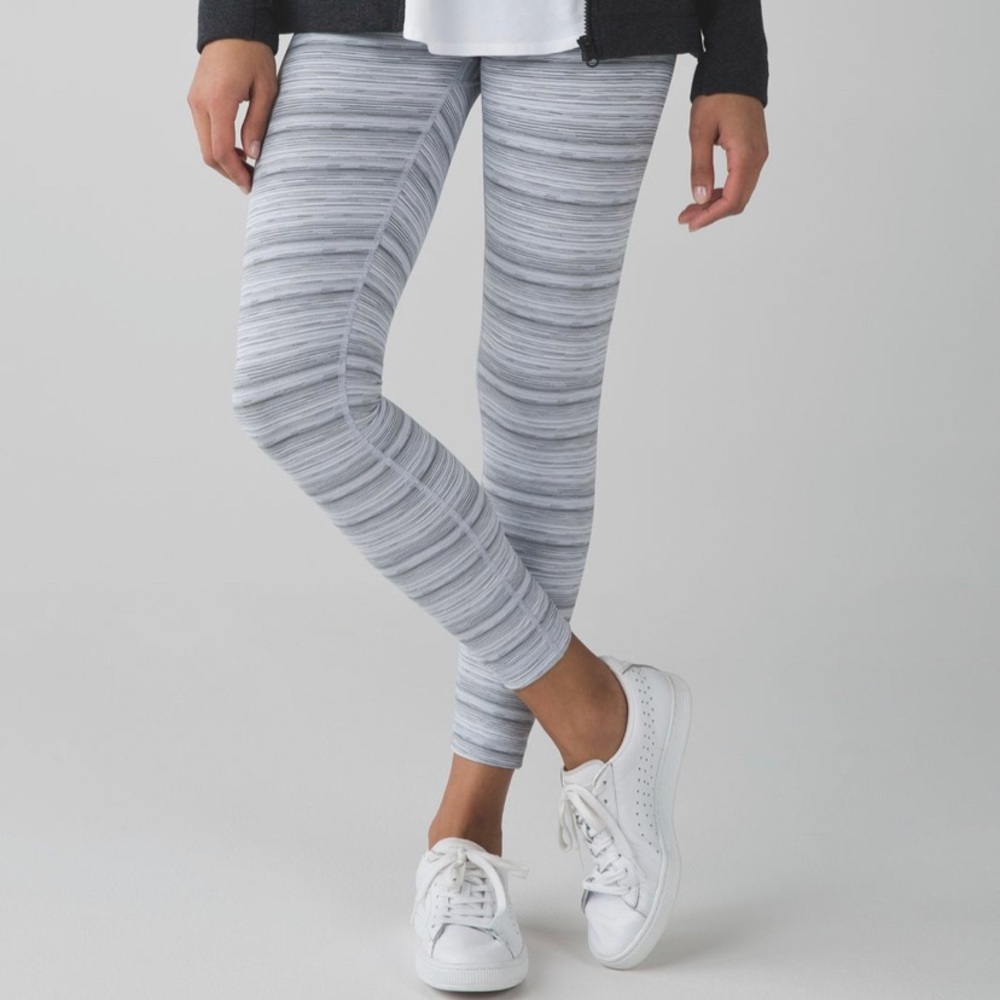 Lululemon High Times Cyber White Stripe